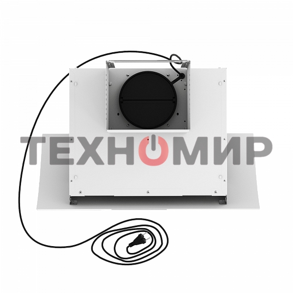 Вытяжка каминная Elikor Wave WH 60 белый, 60 см, 750 куб. м/ч, 56 дБ