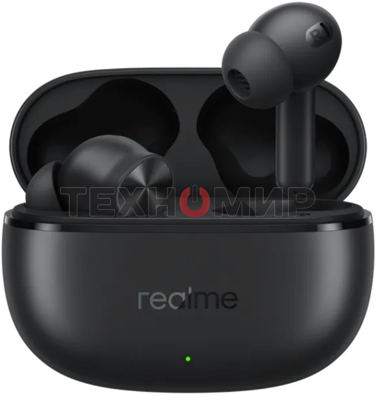 Гарнитура внутриканальные Realme Buds T200x черный беспроводные bluetooth в ушной раковине (6941764461727)