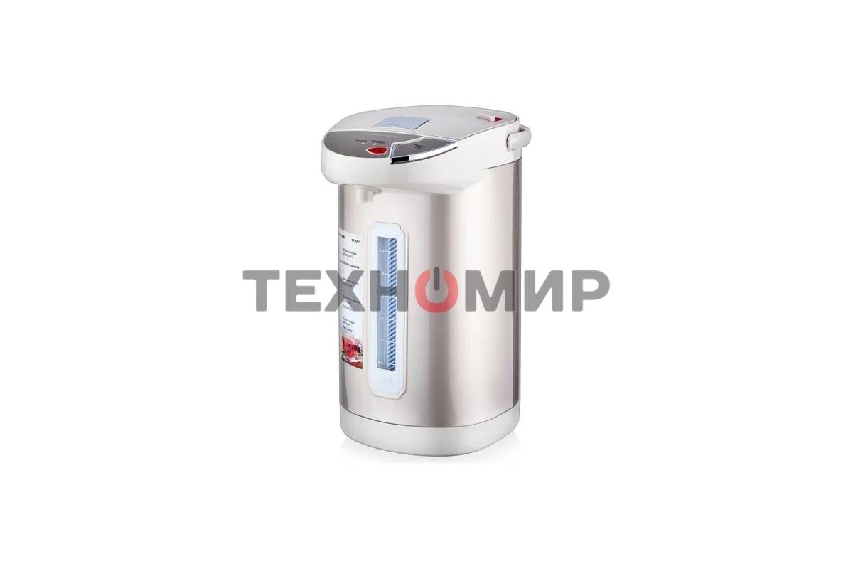 Термопот BRAYER BR1092, 900 Вт, 4 л, 3 спос.подач.воды,поддерж.темпер,блокировка, повтор кипяч