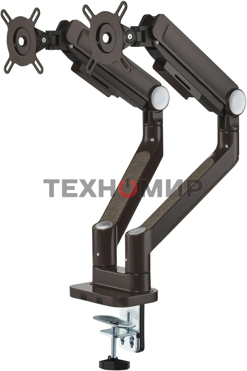 Кронштейн для мониторов Ultramounts UM733BR черный/коричневый 17