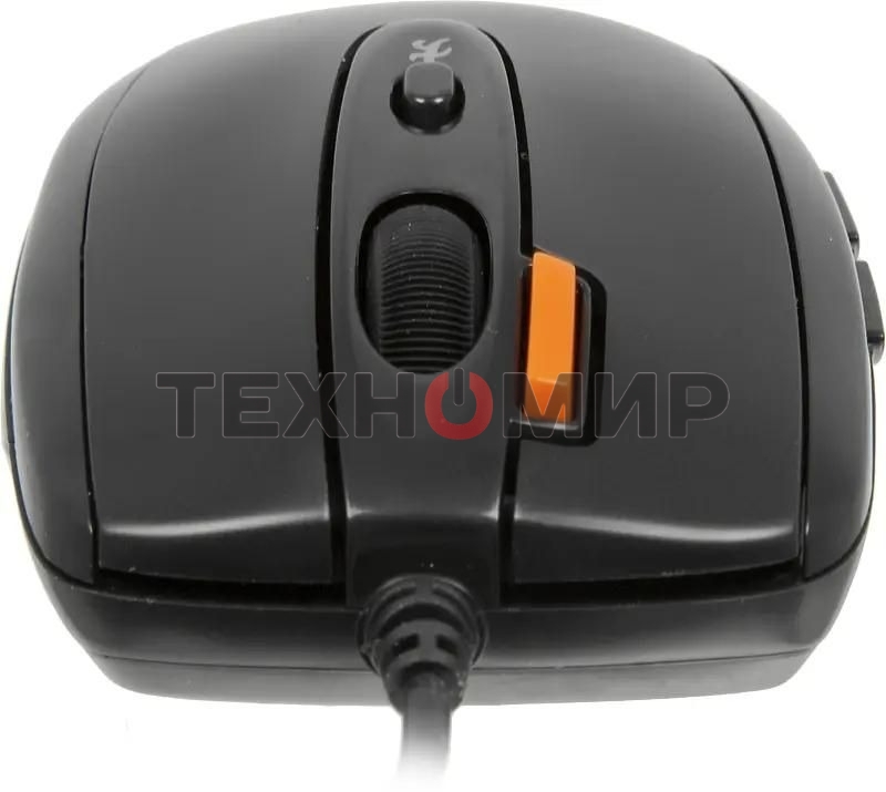 Мышь проводная A4Tech N-70FX черный, 1600 dpi, USB, кнопки - 7