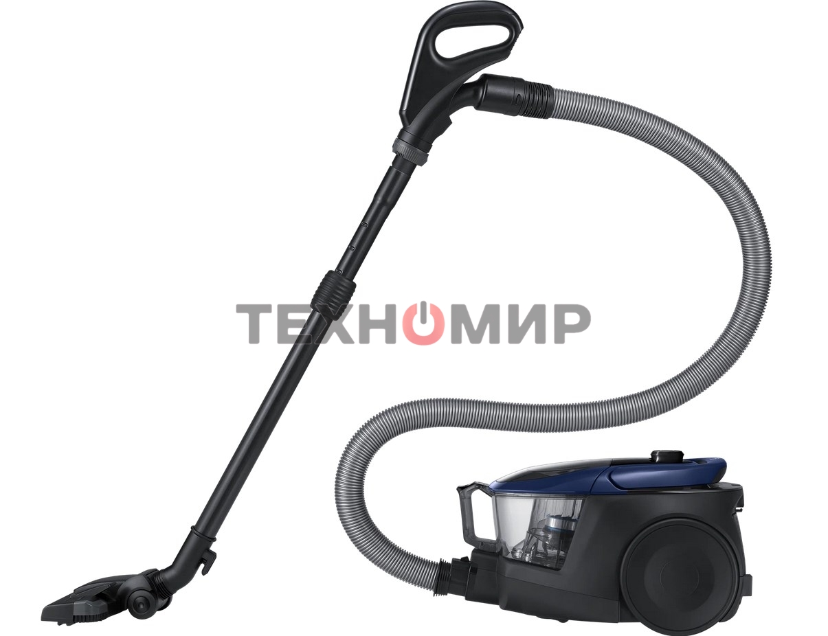 Пылесос Samsung SC18M3120VB синий, 380/1800 Вт, уборка сухая, пылесборник контейнер 2 л