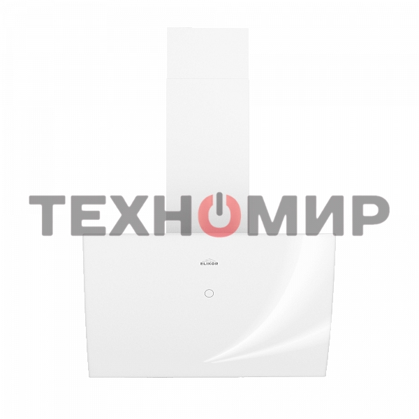 Вытяжка каминная Elikor Wave WH 60 белый, 60 см, 750 куб. м/ч, 56 дБ