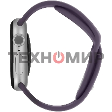 Умные часы Apple Watch Series 11 A3333 46мм OLED корп.серебристый Sport Band рем.фиолетовый разм.брасл.:M/L (MEVA4AM/A)