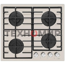 Газовая варочная панель Maunfeld EGHG.64.6CBG/G, 4 конфорки, закаленное стекло, бежевый