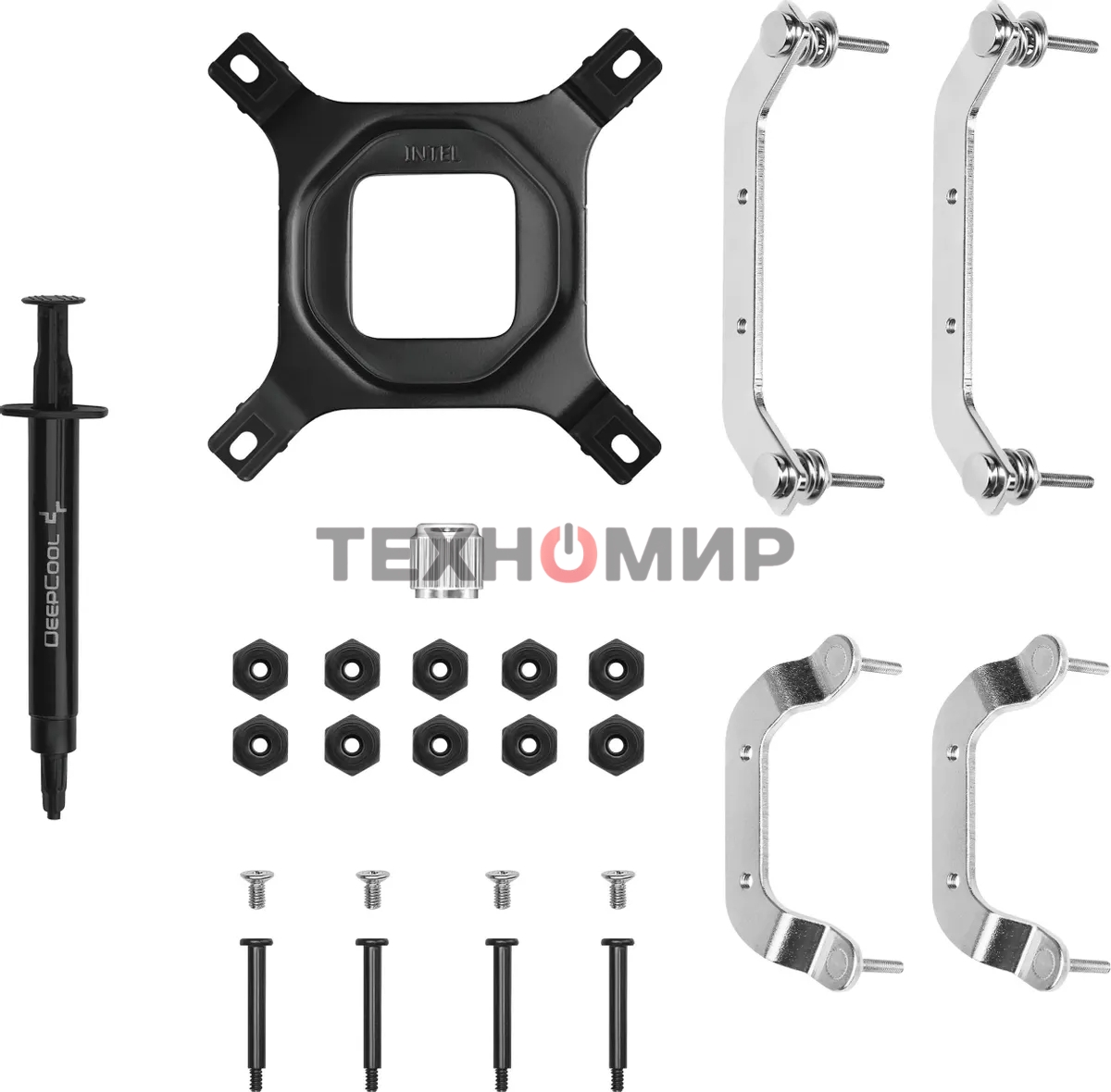 Кулер для процессора DEEPCOOL AN400, 92 мм, алюминий/медь, 2950 об/мин, 23.2 дБ, 4 pin, 150 Вт, 52.5 мм