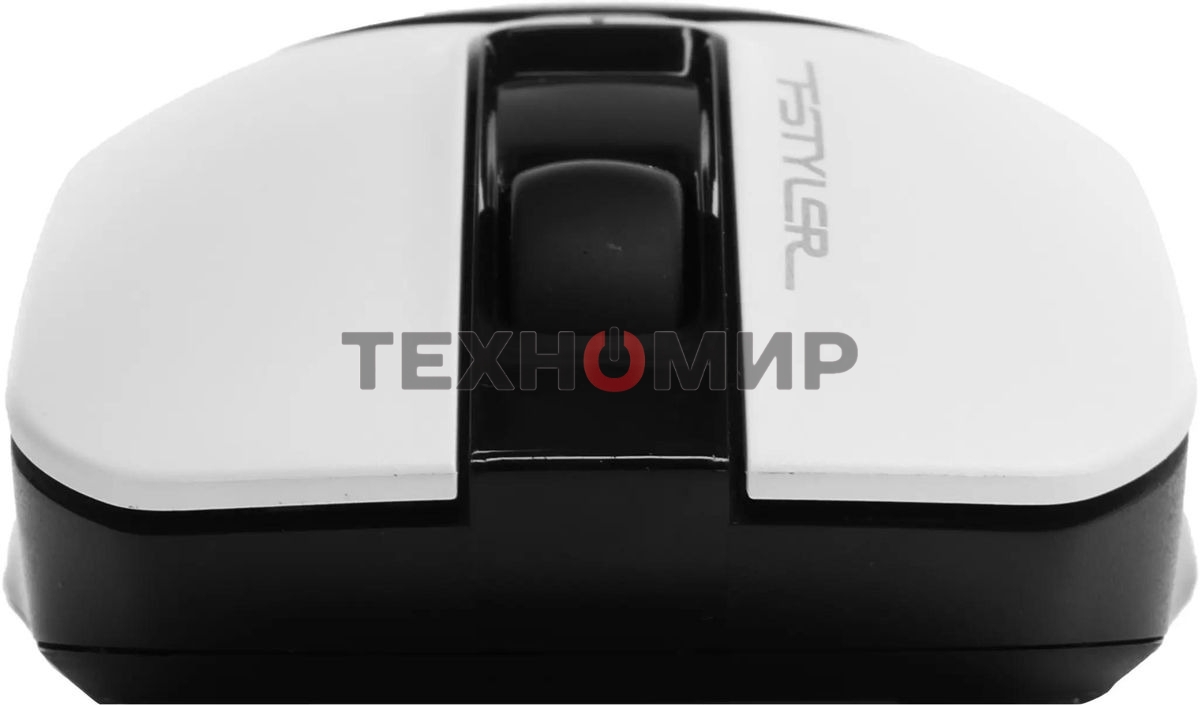 Мышь беспроводная A4Tech Fstyler FB12 белый/черный, 1200 dpi, радиоканал, Bluetooth, USB, кнопки - 3