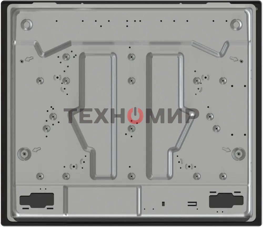 Газовая варочная панель Gorenje G641EXB, 4 конфорки, металл, черный