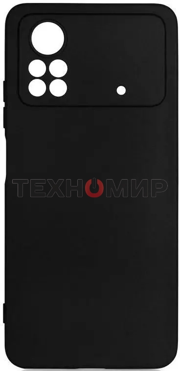 Чехол (клип-кейс) DF poCase-04, для Xiaomi Poco X4 Pro 5G, черный pocase-04 (black)