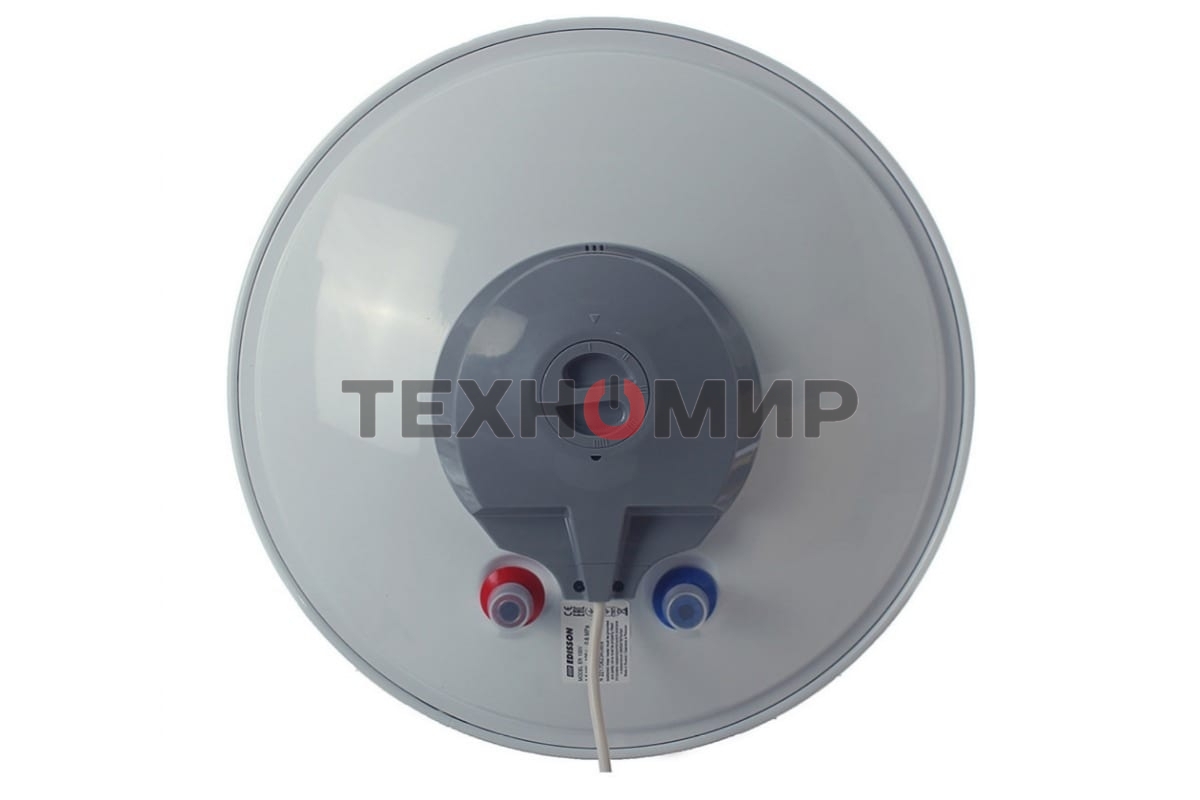 Водонагреватель Edisson ER 100 V 100л, 1,5 кВт, 220В, время нагрева 2ч 35 мин, габариты 450х1050х460мм, внутр. бак эмаль. вес 27кг.