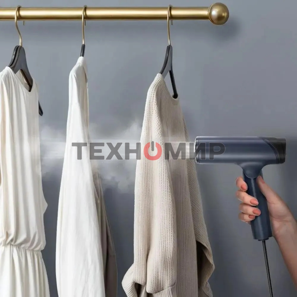 Отпариватель Kitfort КТ-9236 синий/черный, 1200 Вт, 20 г/мин, 130 мл