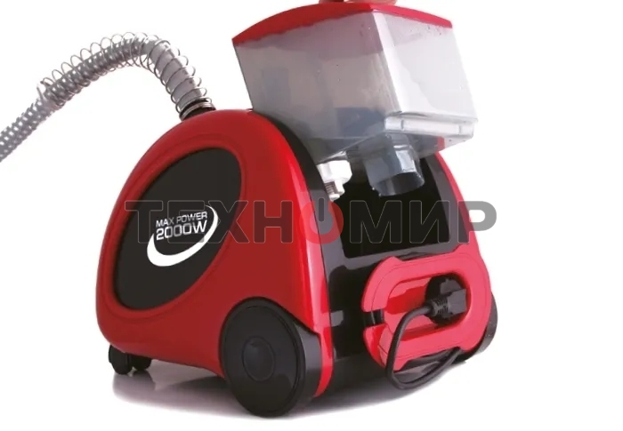 Отпариватель Centek CT-2370 черный/красный, 2200 Вт, 30 г/мин, 1600 мл