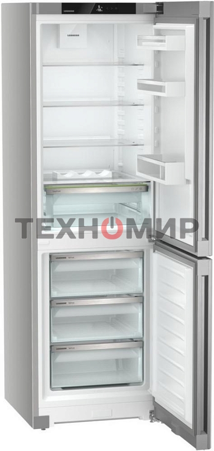 Холодильник Liebherr CNSFD 5203-22 001 серебристый двухкамерный 225/94 л морозилка снизу, No Frost