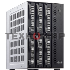 Сетевое хранилище TerraMaster D6-320 DAS tower/JBOD,RAID0,1/up to 2 SATA(3,5' or 2,5')/1xUSB3.2 Type-C gen2/1xPS/1YW