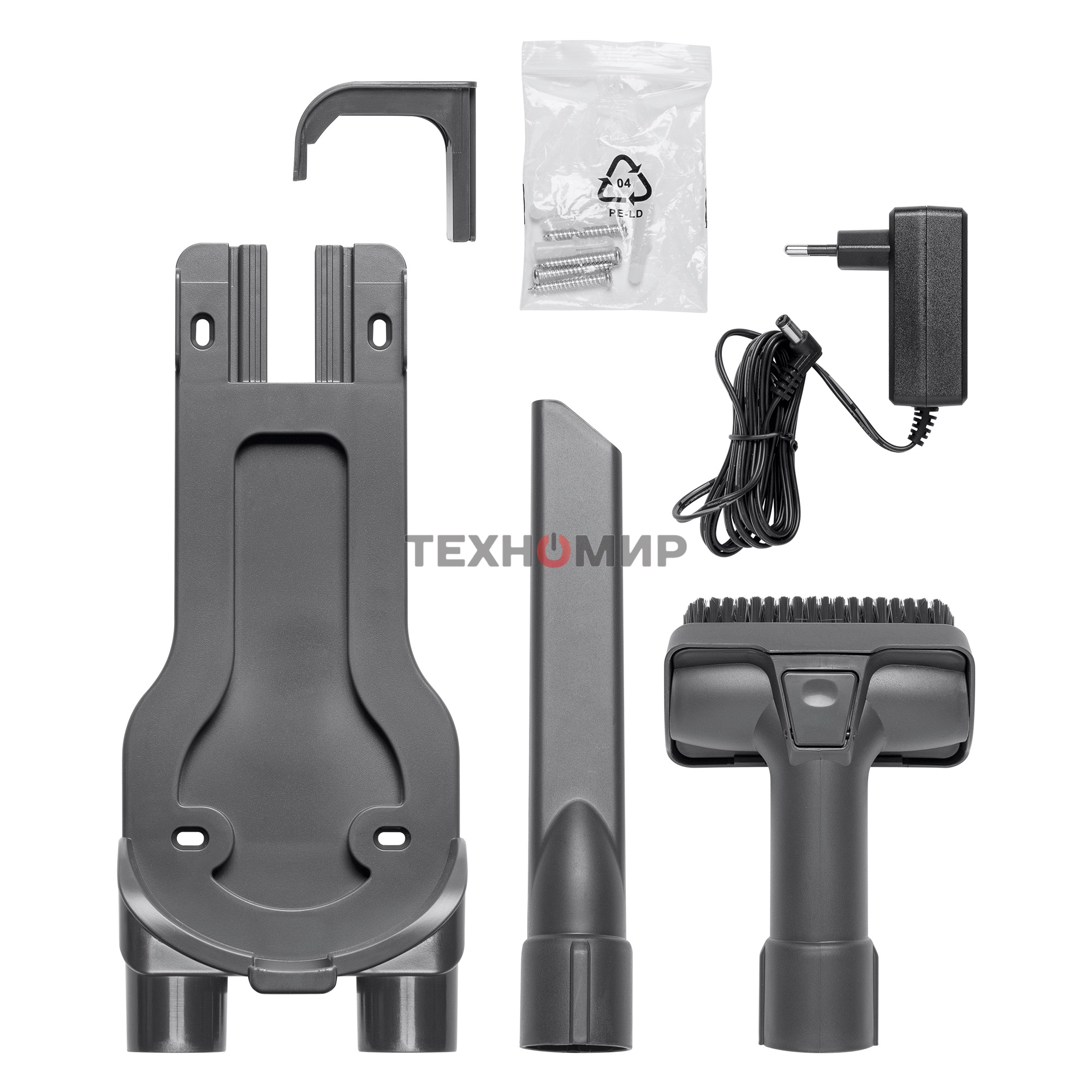 Пылесос вертикальный BBK BV3002 красный/серый, питание от аккумулятора, 150 Вт, уборка сухая, пылесборник 0.8 л, работа от АКБ max 30 мин