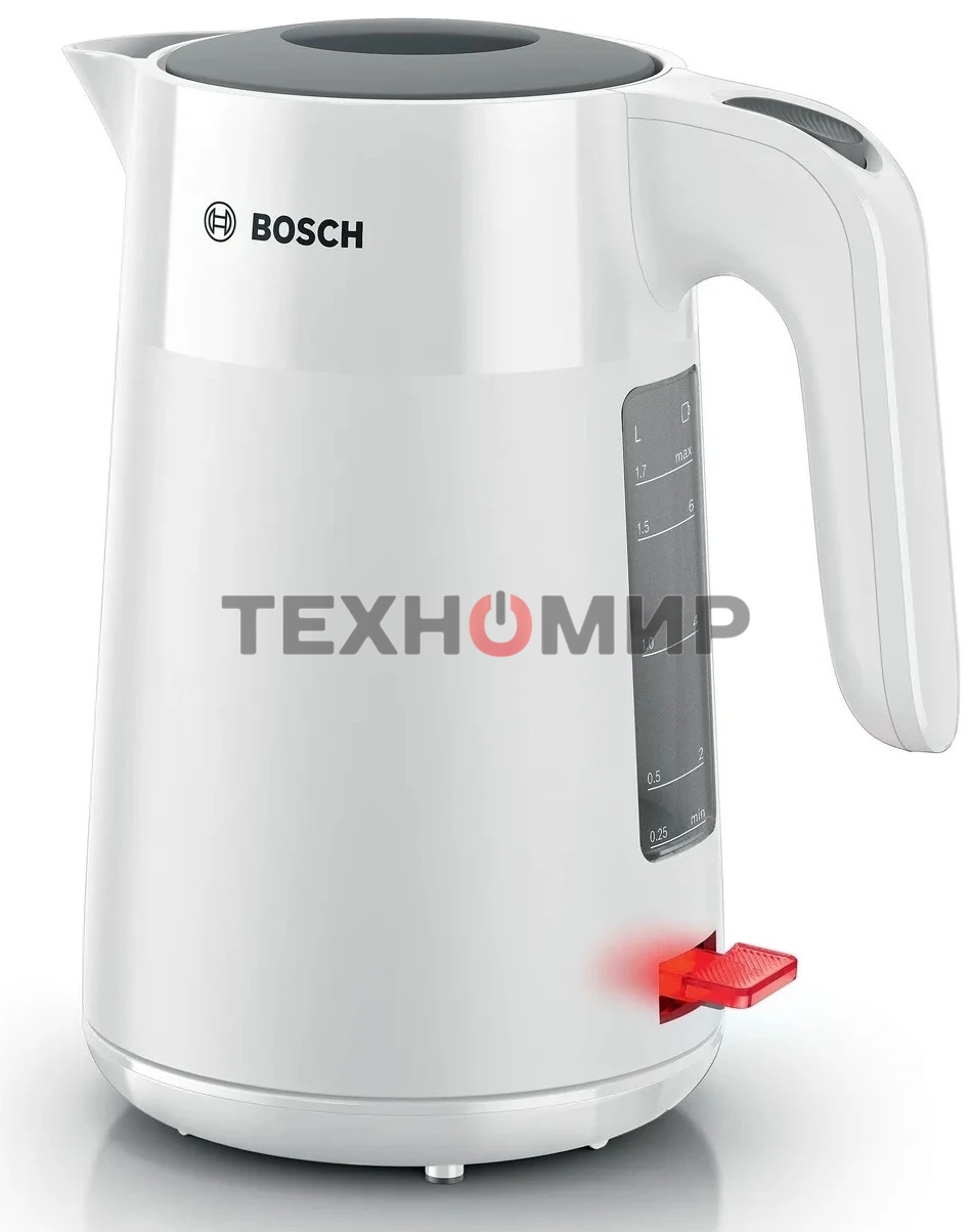 Чайник электрический Bosch TWK 2M161, 1.7 л, белый