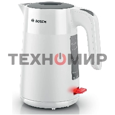Чайник электрический Bosch TWK 2M161, 1.7 л, белый