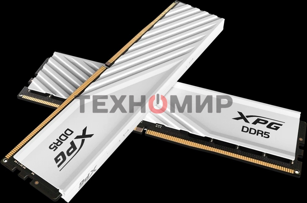 Оперативная память XPG Lancer Blade, DDR5, 32GB (2x16GB), 6000MHz, CL34, DIMM, с радиаторами, белый