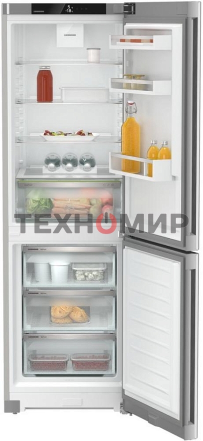 Холодильник Liebherr CNSFD 5203-22 001 серебристый двухкамерный 225/94 л морозилка снизу, No Frost