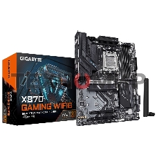 Материнская плата Gigabyte X870 GAMING WIFI6, AM5, AMD X870, 4xDDR5, 4xSATA, 3xM.2, 1xPCIe 5.0 x16, 2xPCIe 3.0 x1, 1xHDMI, 2xUSB-C (DisplayPort Alt Mode), 1x2.5Gb LAN, Wi-Fi 6, Bluetooth 5.3, 2xUSB-C 40Gbps, 1xUSB-A 10Gbps, 3xUSB-A 5Gbps, 4xUSB-A 2.0, 3x3