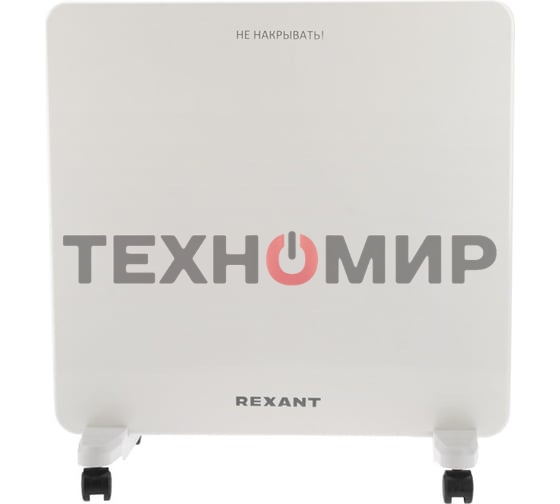 Конвектор электрический Rexant белый, 1000 Вт, 15 м2, механический термостат
