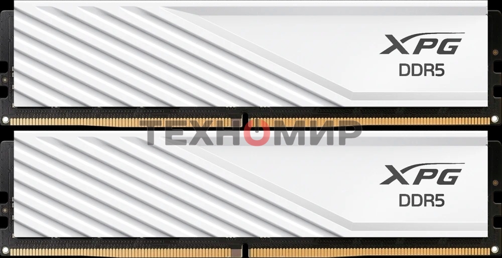 Оперативная память XPG Lancer Blade, DDR5, 32GB (2x16GB), 6000MHz, CL34, DIMM, с радиаторами, белый