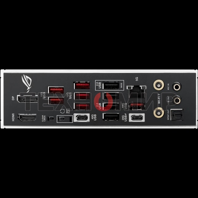 Материнская плата ASUS ROG STRIX B850-E GAMING WIFI, AM5, AMD B850, 4xDDR5, 4xSATA, 5xM.2, 1xPCI-E 5.0 x16, 1xPCI-E 4.0 x16, 1xRealtek 5Gb Ethernet, 1xUSB-C 4, 1xUSB-C 20Gbps, 6xUSB-A 10Gbps, 4xUSB-A 2.0, 3x3.5 мм, 7.1, ATX