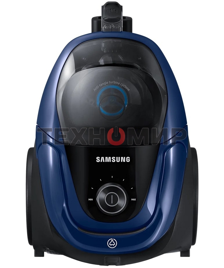 Пылесос Samsung SC18M3120VB синий, 380/1800 Вт, уборка сухая, пылесборник контейнер 2 л
