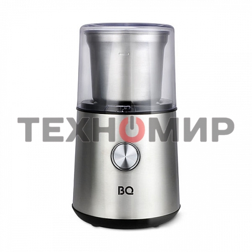 Кофемолка BQ CG1003, 200 Вт, 85 г максимальная загрузка, стальной/черный