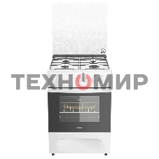 Плита газовая Darina 1D GM141 007 W белый, конфорок 4 шт, духовка 50 л, 60 см x 85 см x 60 см