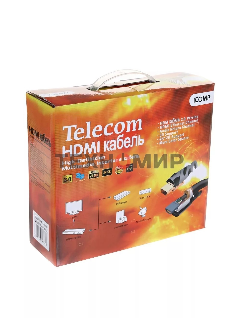 Кабель HDMI-HDMI 20M V2 TCG200F-20M TELECOM