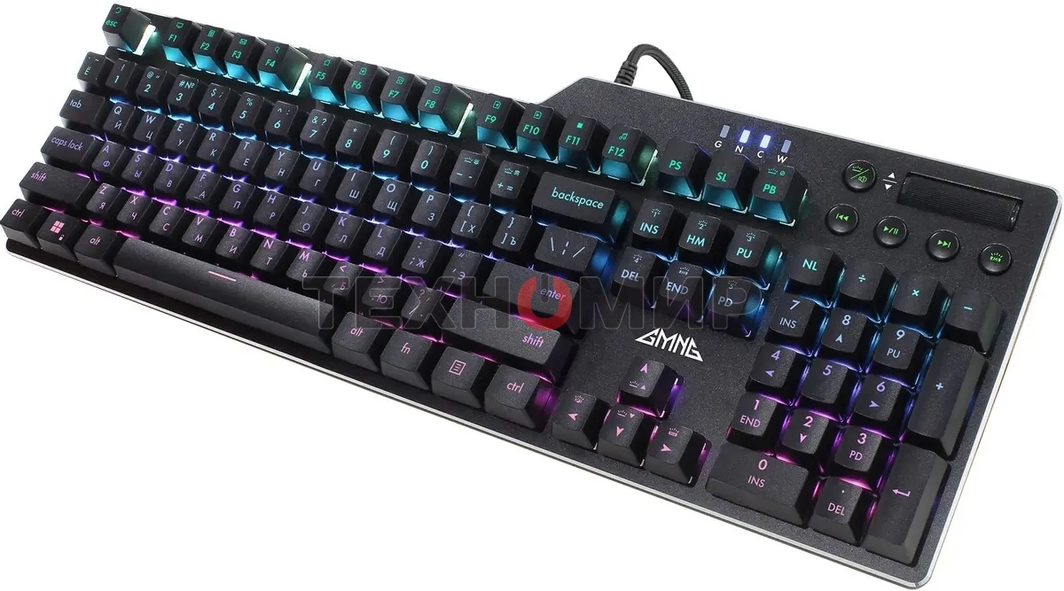 Клавиатура проводная GMNG GG-KB765XP (1901096), USB, черный