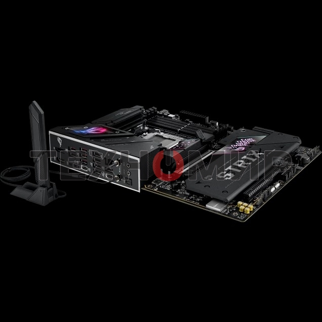 Материнская плата ASUS ROG STRIX B850-E GAMING WIFI, AM5, AMD B850, 4xDDR5, 4xSATA, 5xM.2, 1xPCI-E 5.0 x16, 1xPCI-E 4.0 x16, 1xRealtek 5Gb Ethernet, 1xUSB-C 4, 1xUSB-C 20Gbps, 6xUSB-A 10Gbps, 4xUSB-A 2.0, 3x3.5 мм, 7.1, ATX