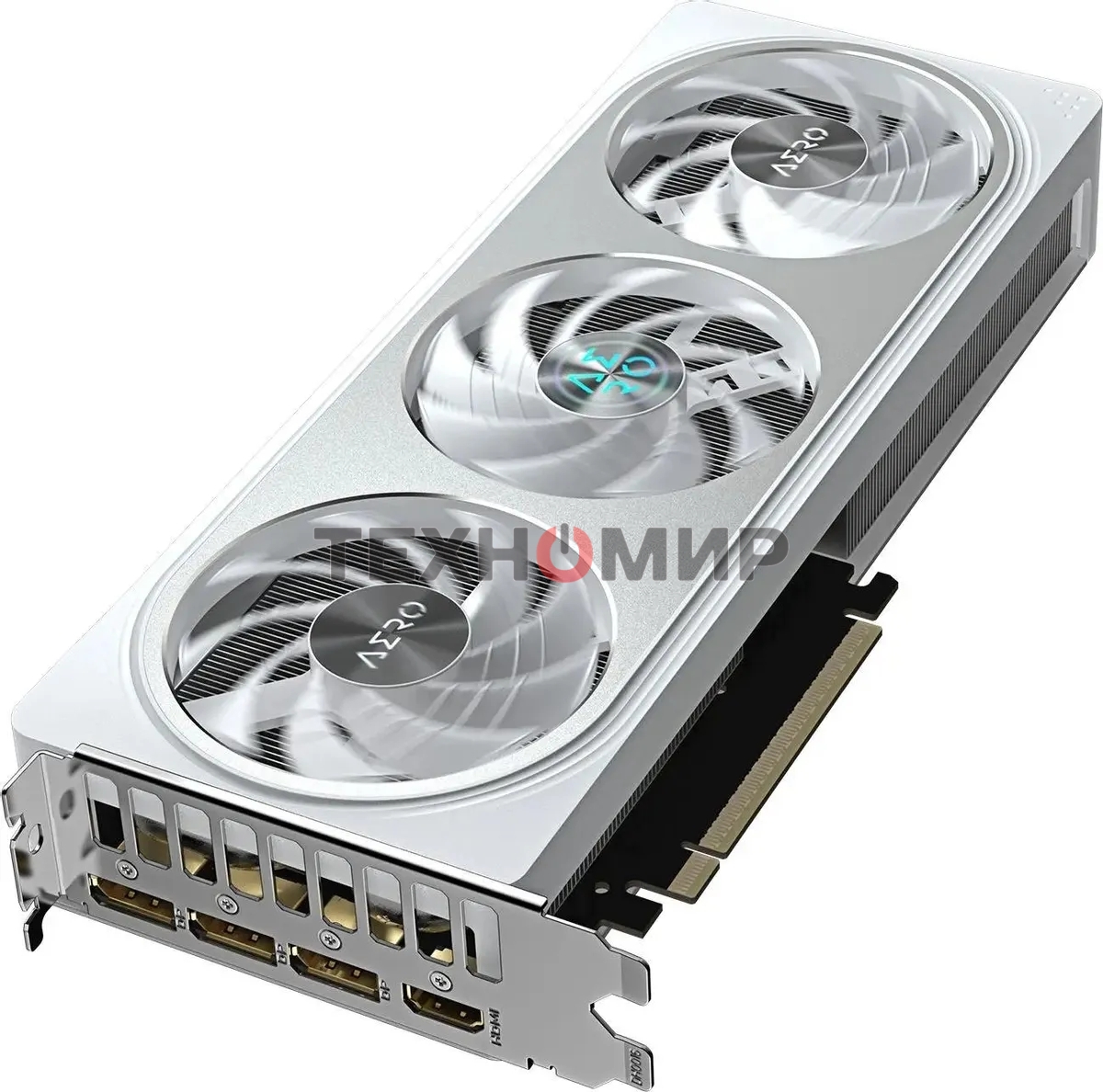 Видеокарта Gigabyte GeForce RTX 5060Ti Aero OC, NVIDIA RTX 5060 Ti, 16G GDDR7, 128 бит, PCI-e 5.0, 1xHDMI, 3xDP, 2647 МГц