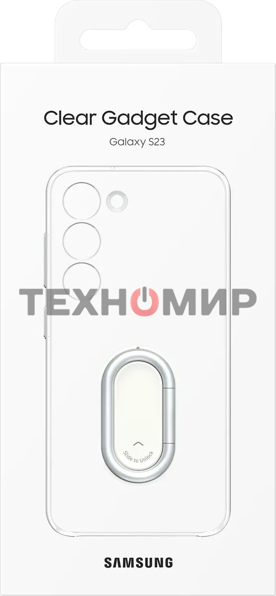 Чехол (клип-кейс) Samsung для Samsung Galaxy S23 Clear Gadget Case прозрачный (EF-XS911CTEGRU)