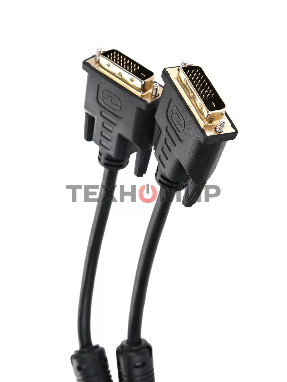 Кабель DVI-D--DVI-D Dual link 25M/25M, экран, феррит.кольца, 1.8м Telecom TCG441D-1.8M