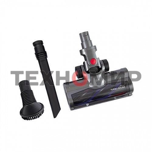 Беспроводной пылесос BQ VCA0102H серый/синий, питание от аккумулятора, 50 Вт, уборка сухая, пылесборник 0,45 л, работа от АКБ max 45 мин.