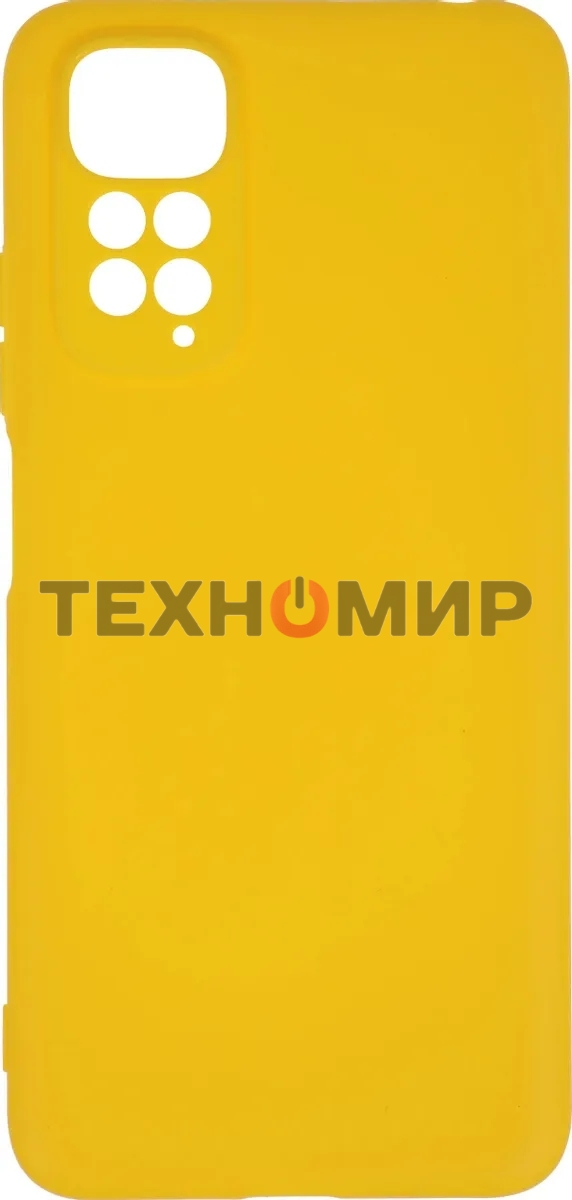 Чехол (клип-кейс) DF xiCase-61 для Xiaomi Redmi Note 11/11s желтый