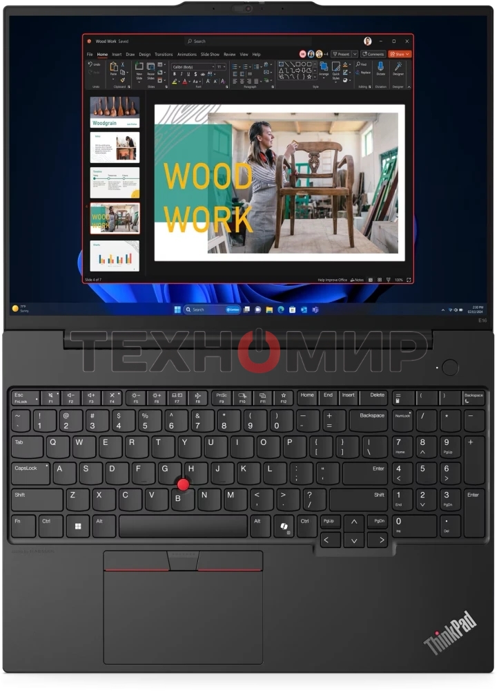 Ноутбук Lenovo ThinkPad E16 G2 Core Ultra 5 125U 16Gb SSD 512Gb Intel Graphics 16