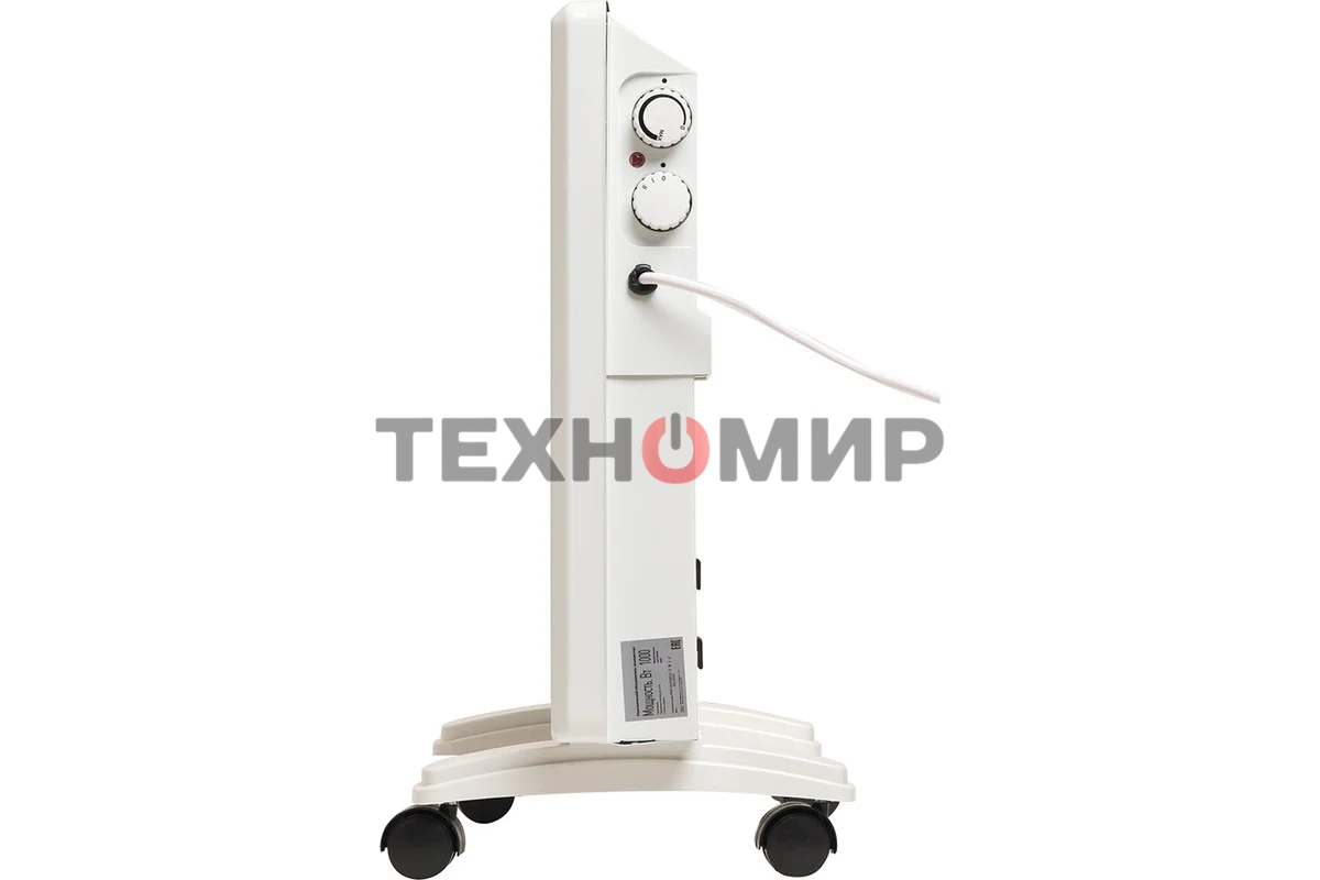 Конвектор электрический Oasis KM-15 белый, 1500 Вт, 20 м2, термостат