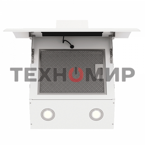 Вытяжка каминная Elikor Wave WH 60 белый, 60 см, 750 куб. м/ч, 56 дБ