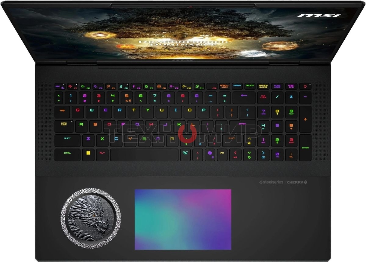 Ноутбук MSI Titan Dragon Edition 18 HX AI A2XWJG-205RU черный Core Ultra 9 285HX 64Gb SSD4Tb NVIDIA GeForce RTX 5090 для ноутбуков 24Gb 18