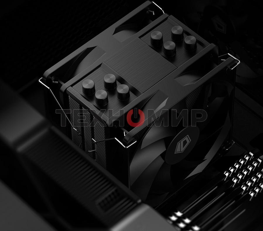 Кулер для процессора ID-COOLING SE-214-XT PLUS черный 120мм алюминий/медь 1800rpm 35.2db 4-pin 200W 150мм