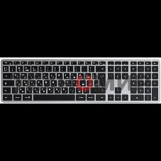 Клавиатура Satechi Slim X3 беспроводная, Bluetooth, серый