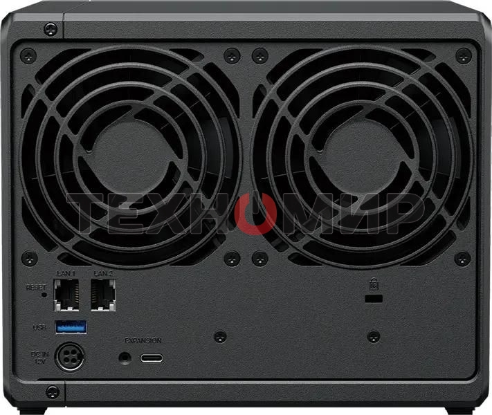 Сетевое хранилище Synology DiskStation DS925+ черный (AMD Ryzen V1500B/4Gb/4 pcs (3.5