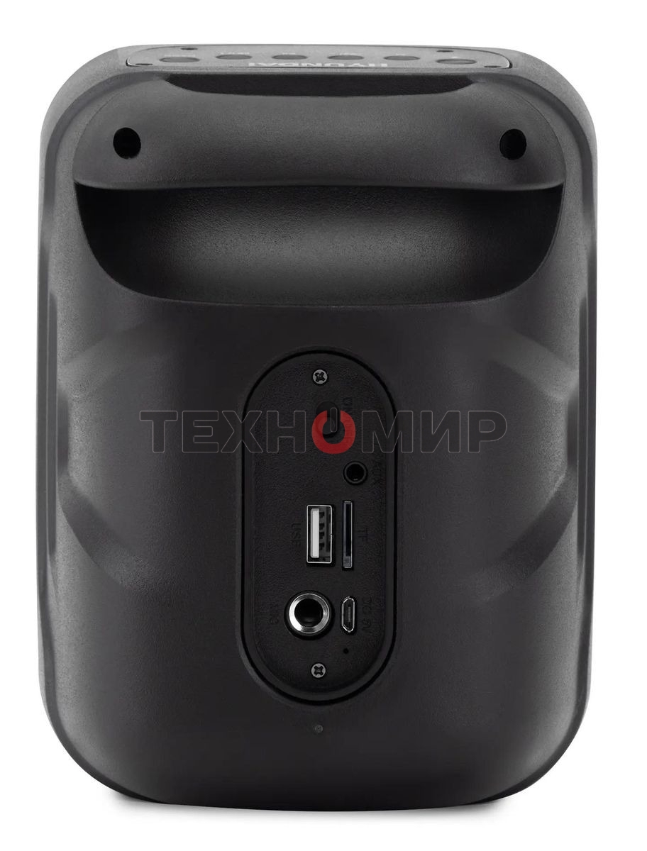 Портативная колонка Hyundai H-PS1005 черный 20 Вт 1.0 BT 10м 1800mAh
