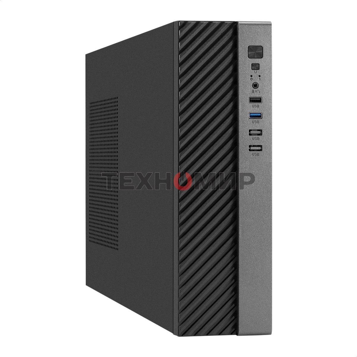 Компьютерный корпус Desktop ExeGate MI-302U-300 (mATX/mini-ITX, TPS300 8см, 1хUSB+1хUSB 3.0, HD аудио, черный)