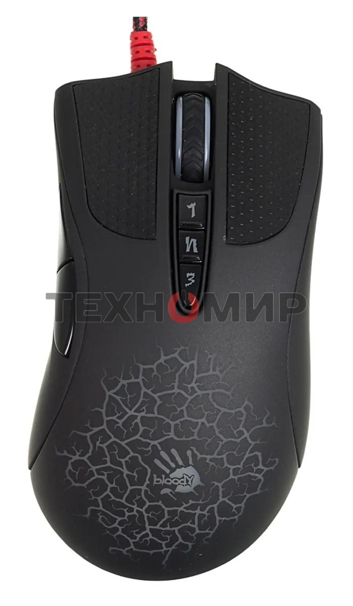 Мышь проводная A4Tech Bloody AL90 Blazing черный, 12000 dpi, USB, кнопки - 8