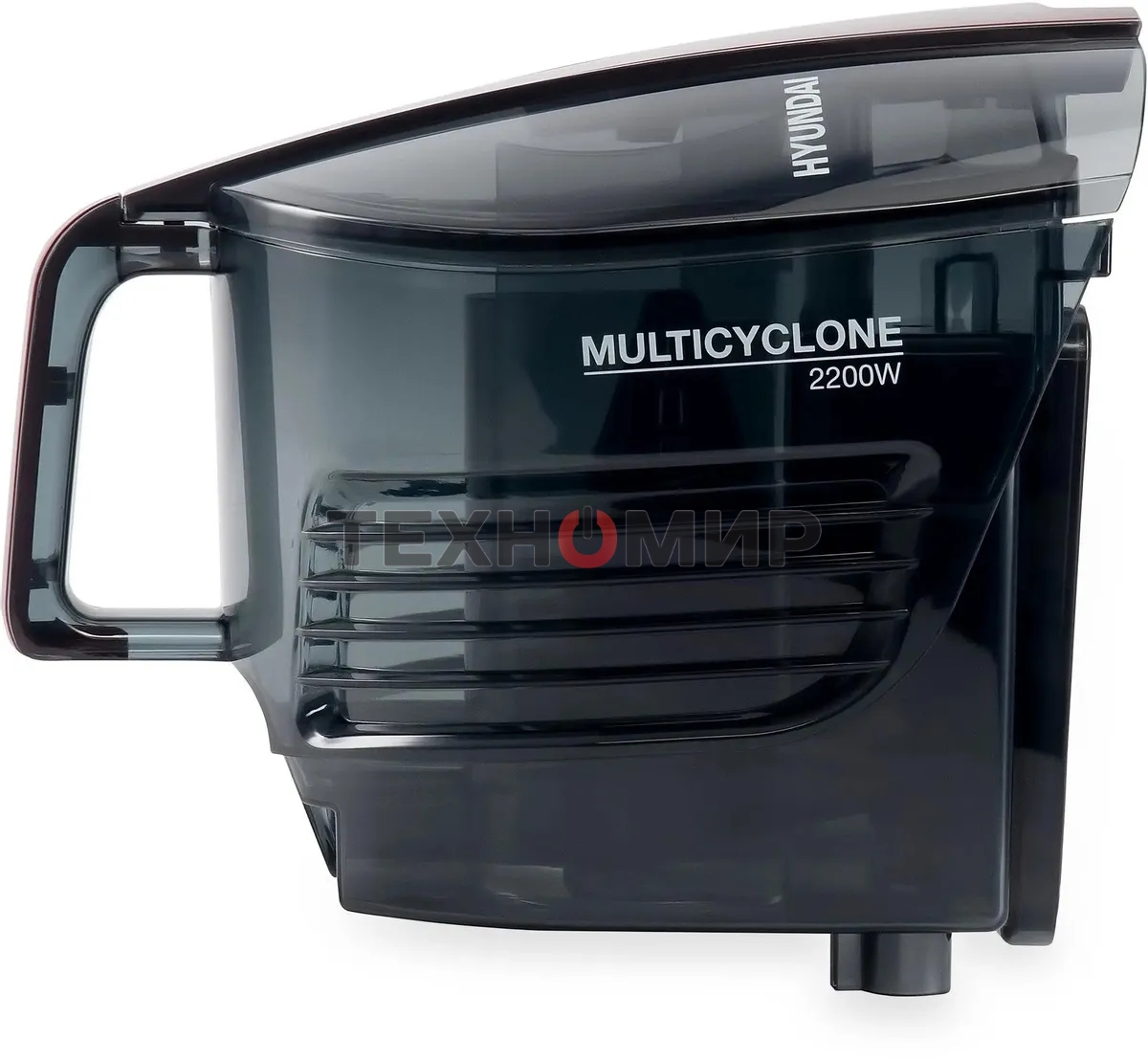 Пылесос Hyundai HYV-C2645 красный/черный, 380/2200 Вт, уборка сухая, пылесборник контейнер 3,5 л