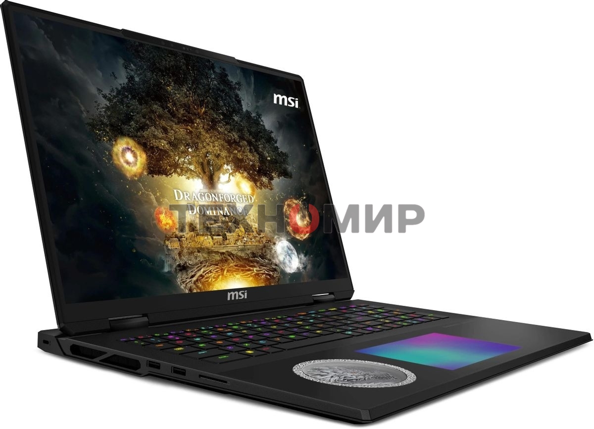 Ноутбук MSI Titan Dragon Edition 18 HX AI A2XWJG-205RU черный Core Ultra 9 285HX 64Gb SSD4Tb NVIDIA GeForce RTX 5090 для ноутбуков 24Gb 18